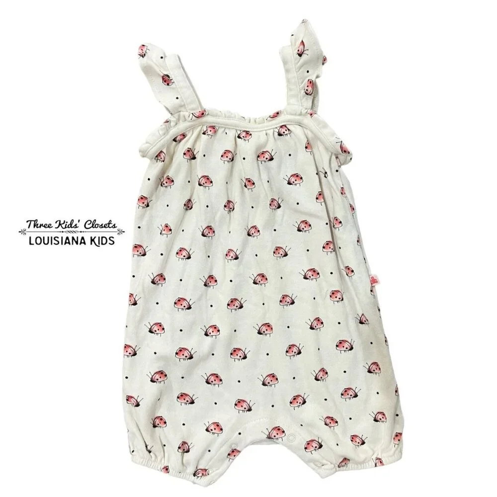 Baby Gap 6-9m Ladybug Bubble Romper